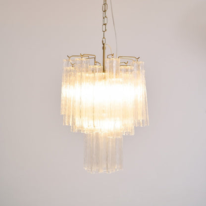 Giselle Crystal Glass Chandelier - Elegant Design & Adjustable Height