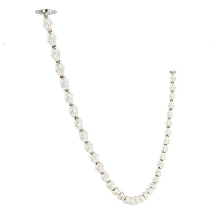Riviere Chain Chandelier - Elegant Design, Adjustable Height, LED Comp
