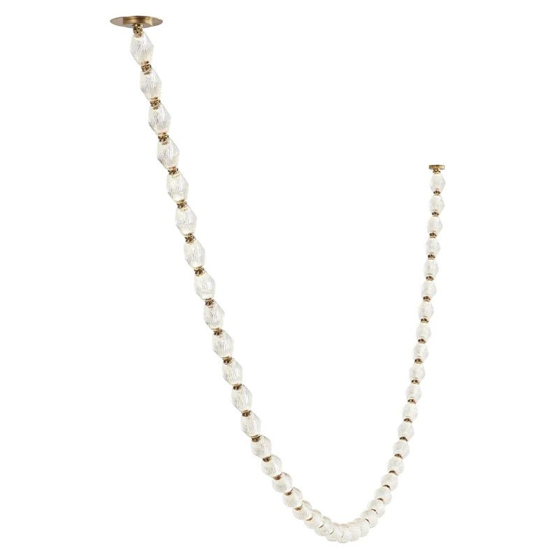 Riviere Chain Chandelier - Elegant Design, Adjustable Height, LED Comp