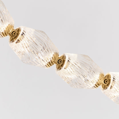 Riviere Chain Chandelier - Elegant Design, Adjustable Height, LED Comp