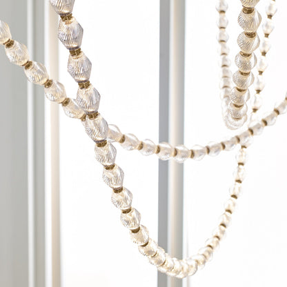 Riviere Chain Chandelier - Elegant Design, Adjustable Height, LED Comp
