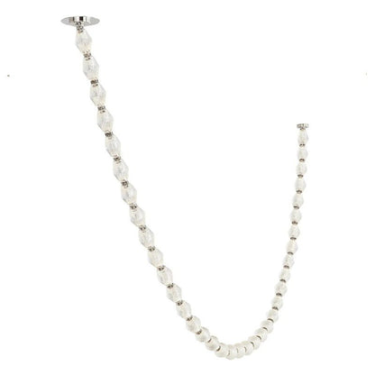 Riviere Chain Chandelier - Elegant Design, Adjustable Height, LED Comp