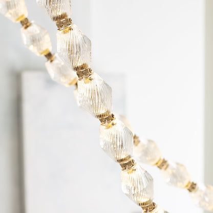 Riviere Chain Chandelier - Elegant Design, Adjustable Height, LED Comp
