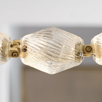 Riviere Chain Chandelier - Elegant Design, Adjustable Height, LED Comp