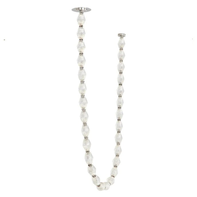Riviere Chain Chandelier - Elegant Design, Adjustable Height, LED Comp