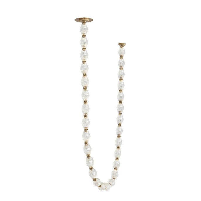 Riviere Chain Chandelier - Elegant Design, Adjustable Height, LED Comp