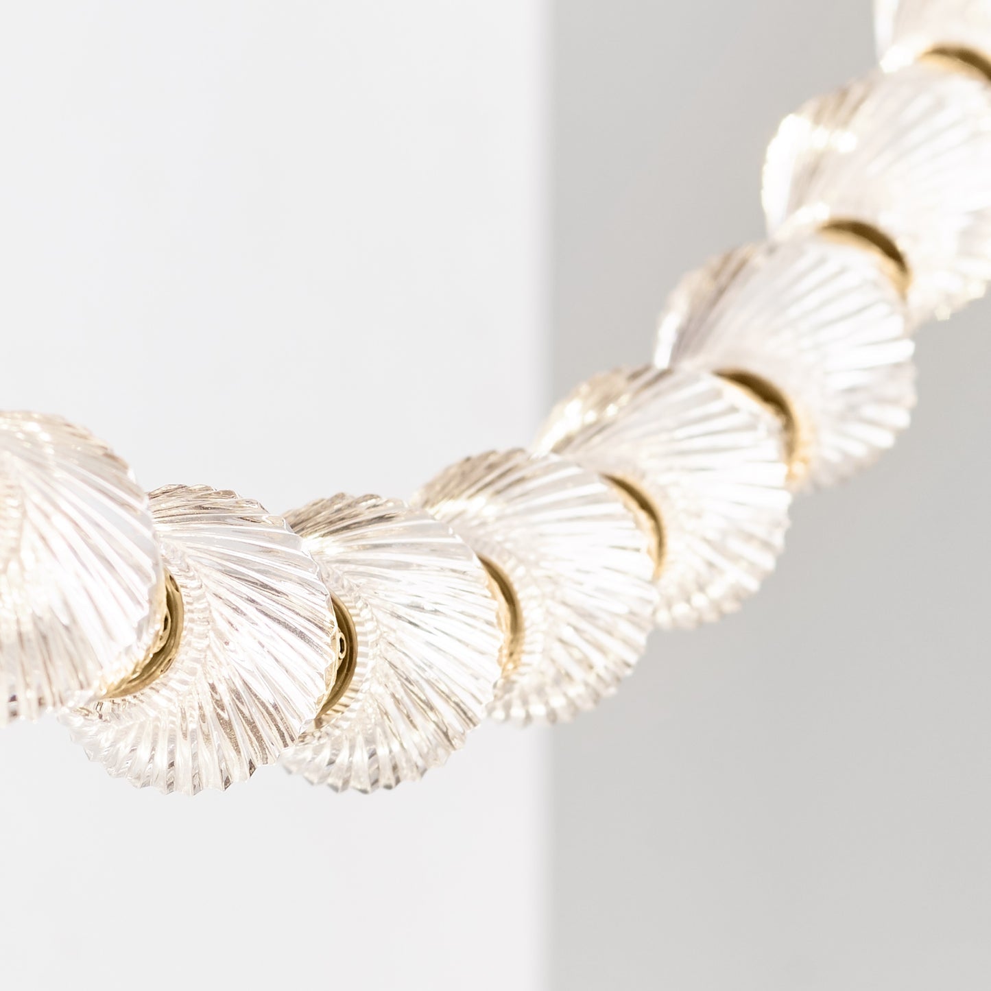 Riviere Chain Chandelier - Elegant Design, Adjustable Height, LED Comp