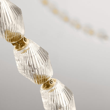 Riviere Chain Chandelier - Elegant Design, Adjustable Height, LED Comp