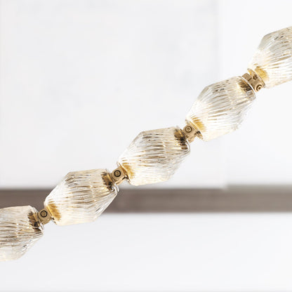 Riviere Chain Chandelier - Elegant Design, Adjustable Height, LED Comp