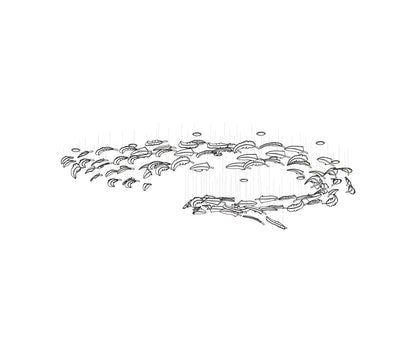 Elegant Glass Feathers Flying Chandelier with Adjustable Lighting and