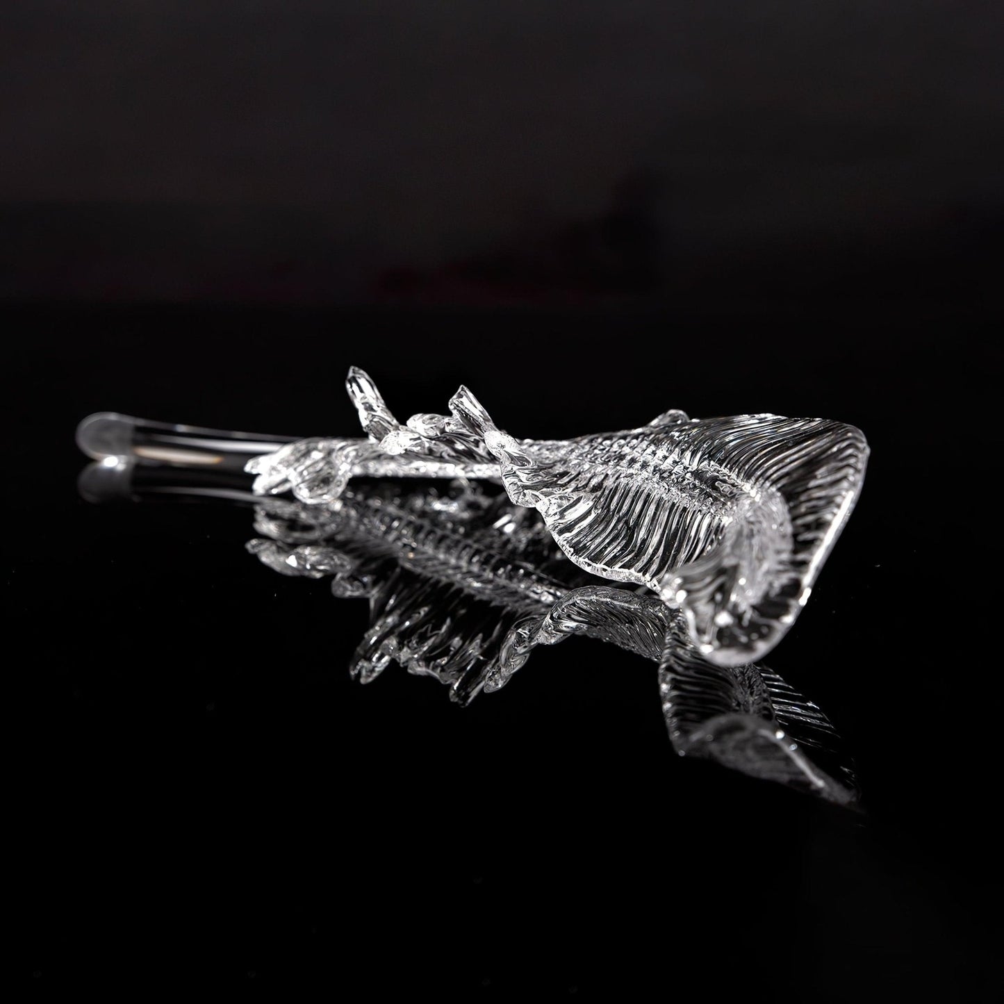 Elegant Glass Feathers Flying Chandelier with Adjustable Lighting and