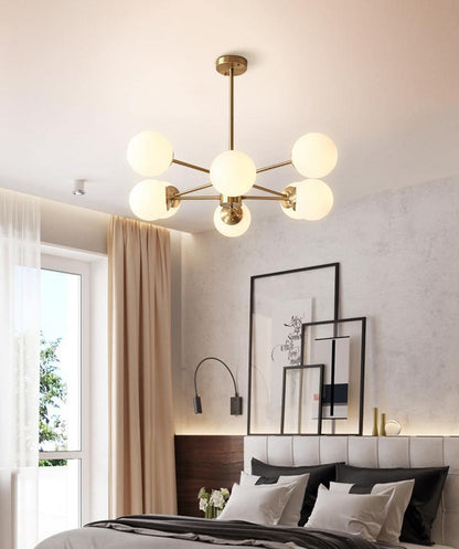 Karrington Crystal Chandeliers - Elegant Lighting with Adjustable Heig