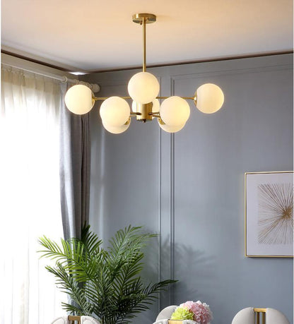 Karrington Crystal Chandeliers - Elegant Lighting with Adjustable Heig