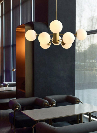 Karrington Crystal Chandeliers - Elegant Lighting with Adjustable Heig