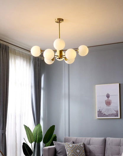 Karrington Crystal Chandeliers - Elegant Lighting with Adjustable Heig
