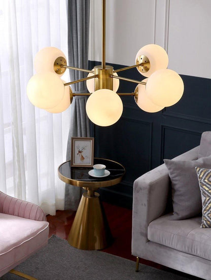Karrington Crystal Chandeliers - Elegant Lighting with Adjustable Heig