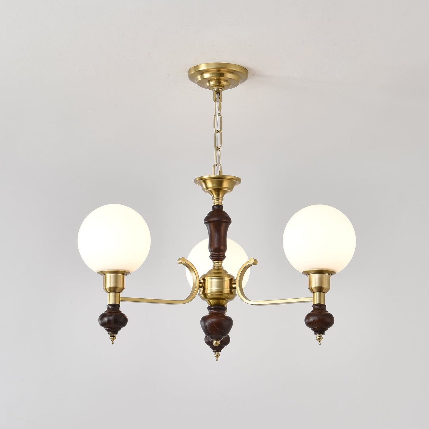 Elegant Globe Orb Chandelier - Adjustable Height, LED Compatible