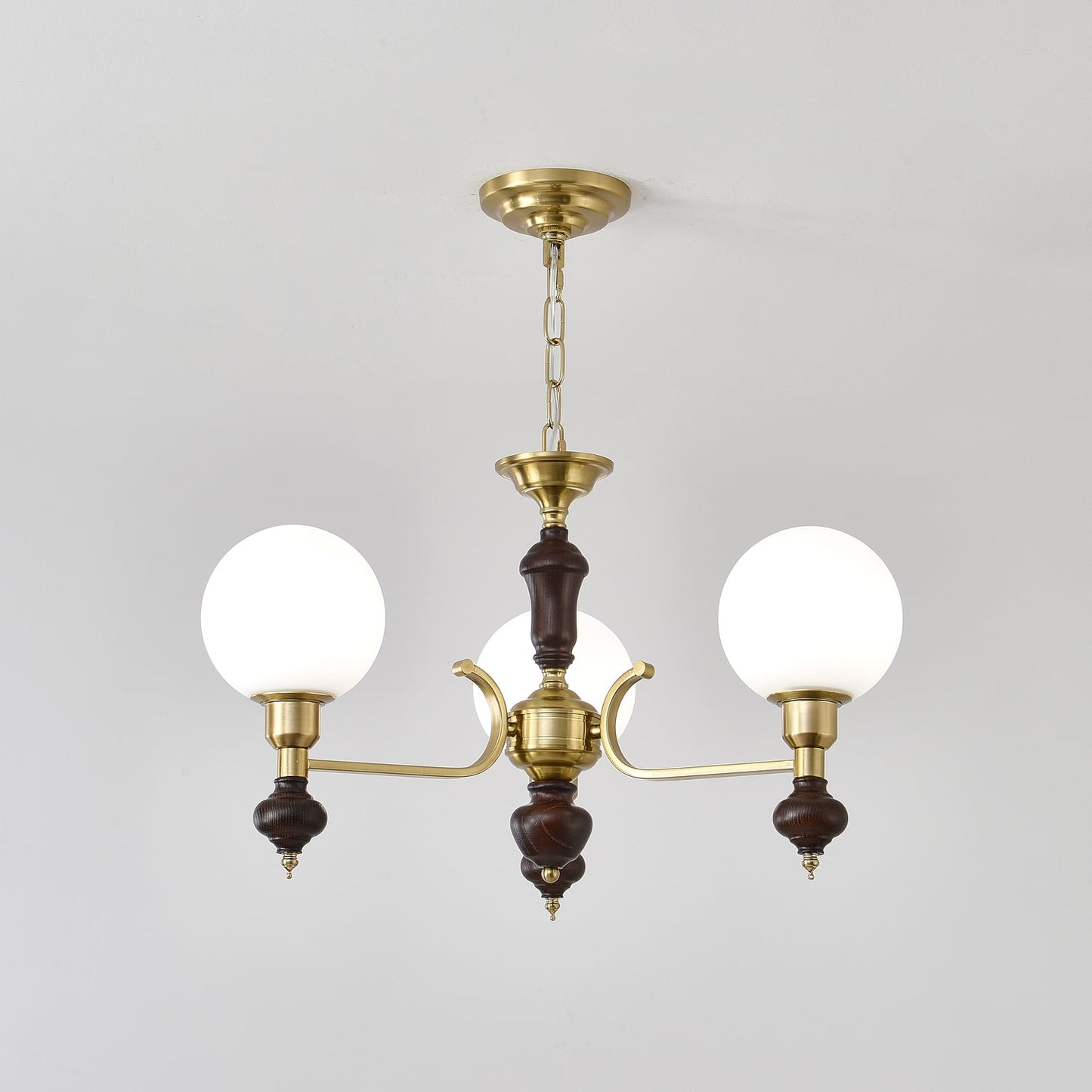 Elegant Globe Orb Chandelier - Adjustable Height, LED Compatible