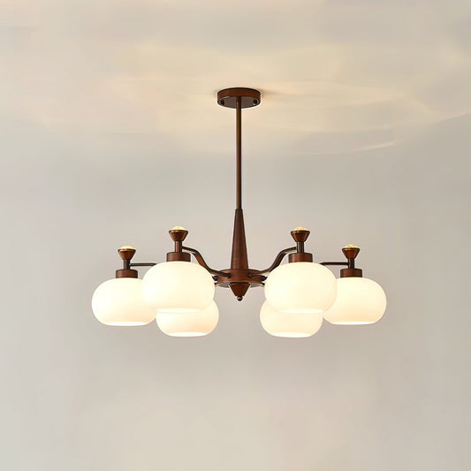Modern Globe Spotlight Chandelier - Adjustable Arms, Energy Efficient