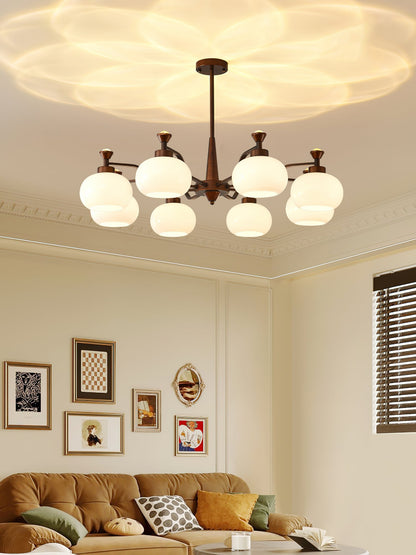 Modern Globe Spotlight Chandelier - Adjustable Arms, Energy Efficient