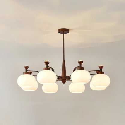 Modern Globe Spotlight Chandelier - Adjustable Arms, Energy Efficient