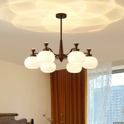 Modern Globe Spotlight Chandelier - Adjustable Arms, Energy Efficient