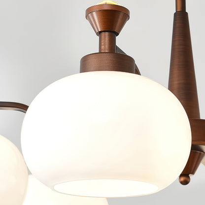 Modern Globe Spotlight Chandelier - Adjustable Arms, Energy Efficient