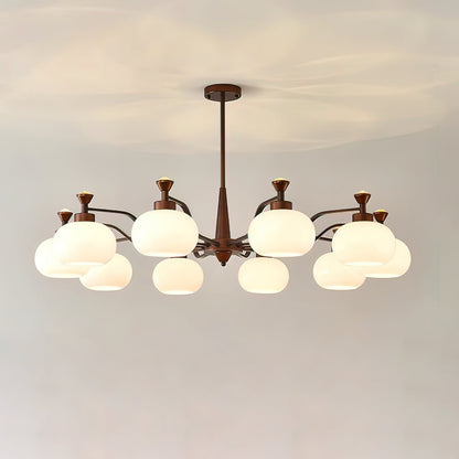 Modern Globe Spotlight Chandelier - Adjustable Arms, Energy Efficient