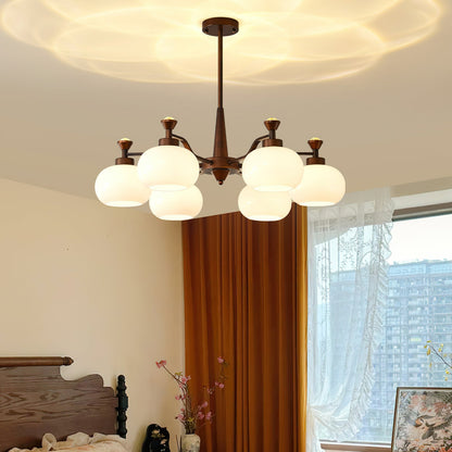Modern Globe Spotlight Chandelier - Adjustable Arms, Energy Efficient