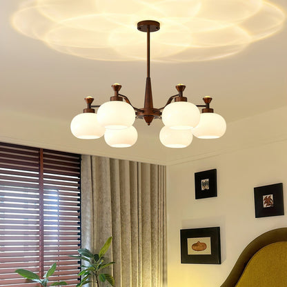 Modern Globe Spotlight Chandelier - Adjustable Arms, Energy Efficient