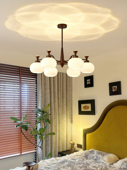 Modern Globe Spotlight Chandelier - Adjustable Arms, Energy Efficient