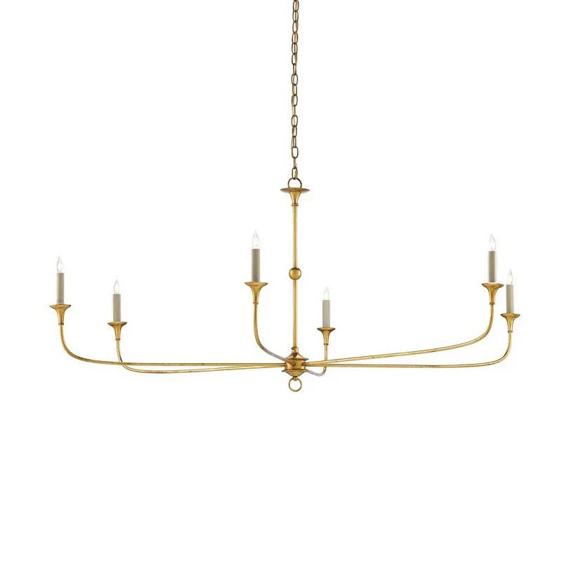Elara Candle Chandelier - Elegant Design with Adjustable Height & LED