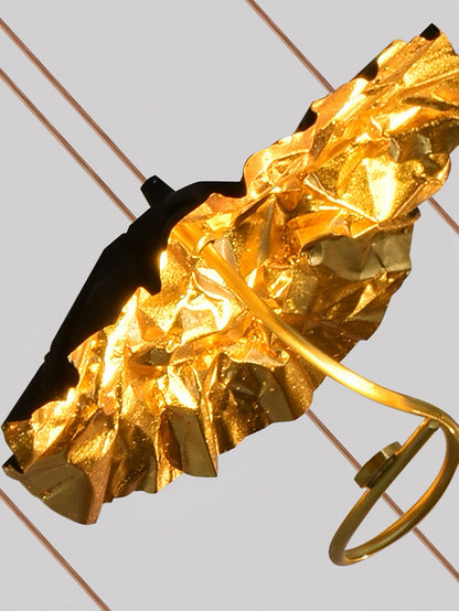 Brass Aviary Constellation Chandelier with Adjustable Height & LED Lig