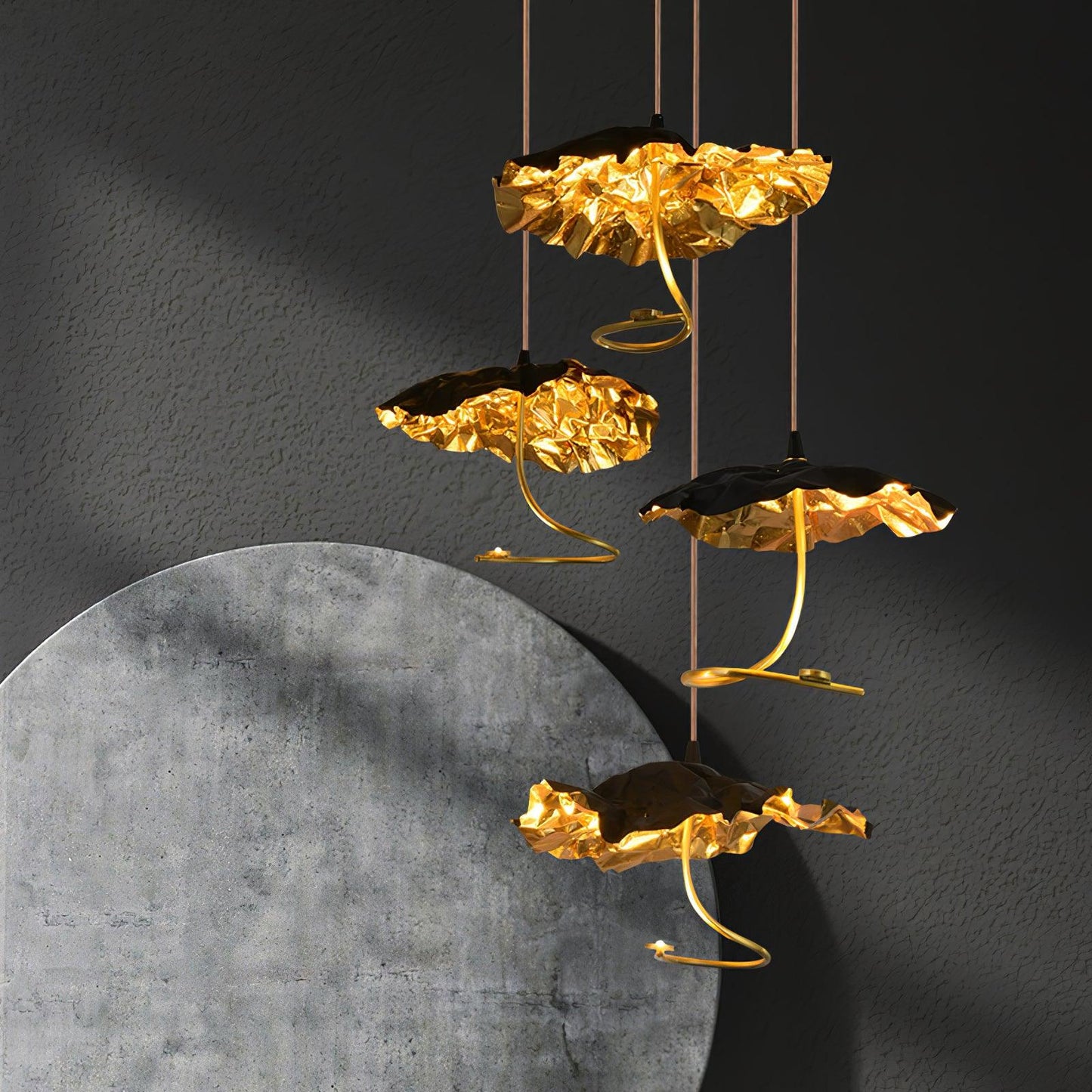 Brass Aviary Constellation Chandelier with Adjustable Height & LED Lig