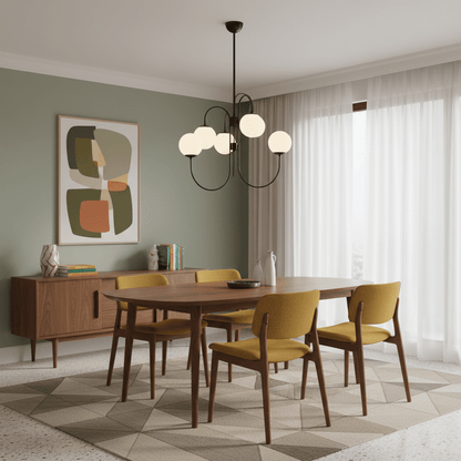 Elegant Gooseneck Chandelier with Adjustable Arms and LED Compatibilit