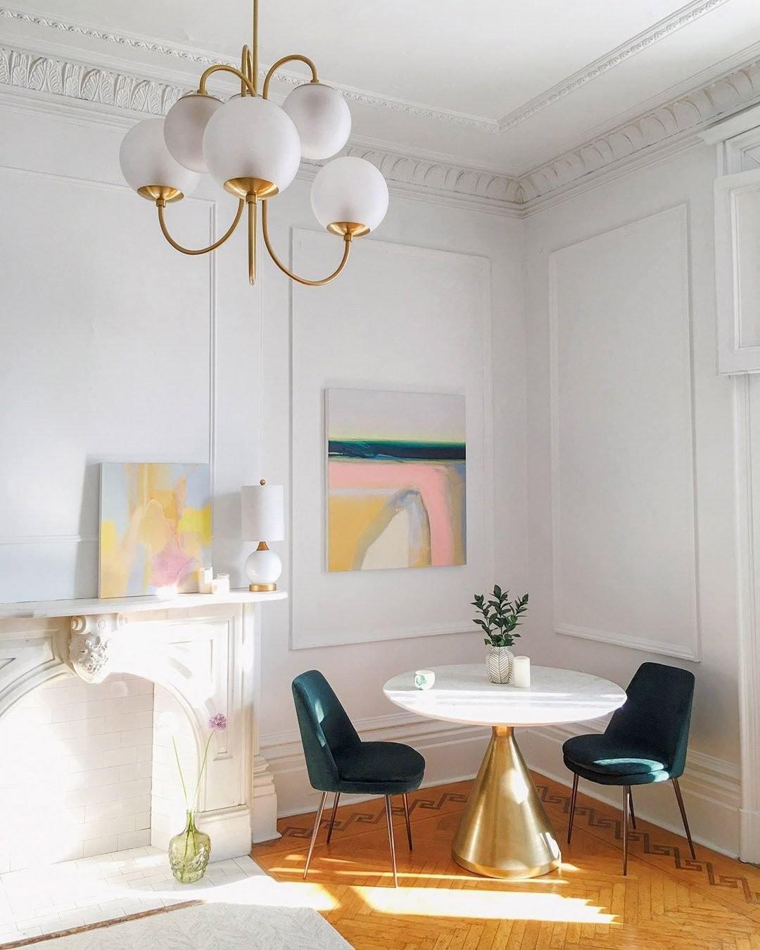 Elegant Gooseneck Chandelier with Adjustable Arms and LED Compatibilit