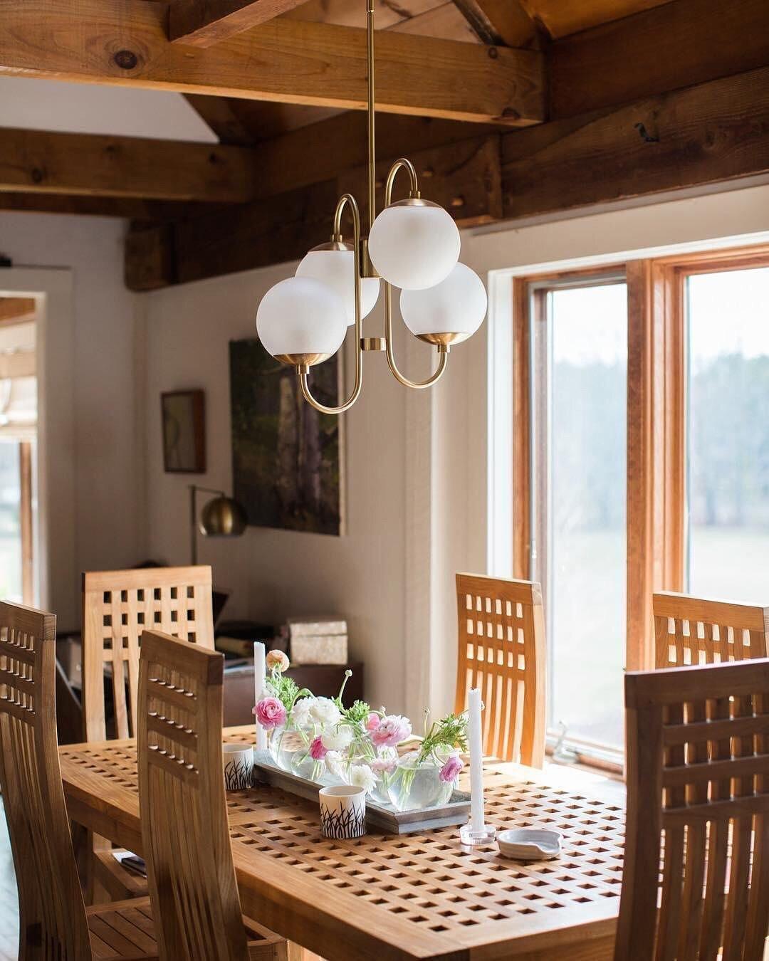 Elegant Gooseneck Chandelier with Adjustable Arms and LED Compatibilit
