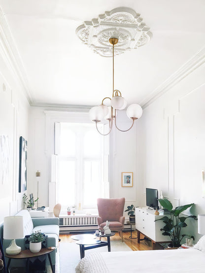 Elegant Gooseneck Chandelier with Adjustable Arms and LED Compatibilit