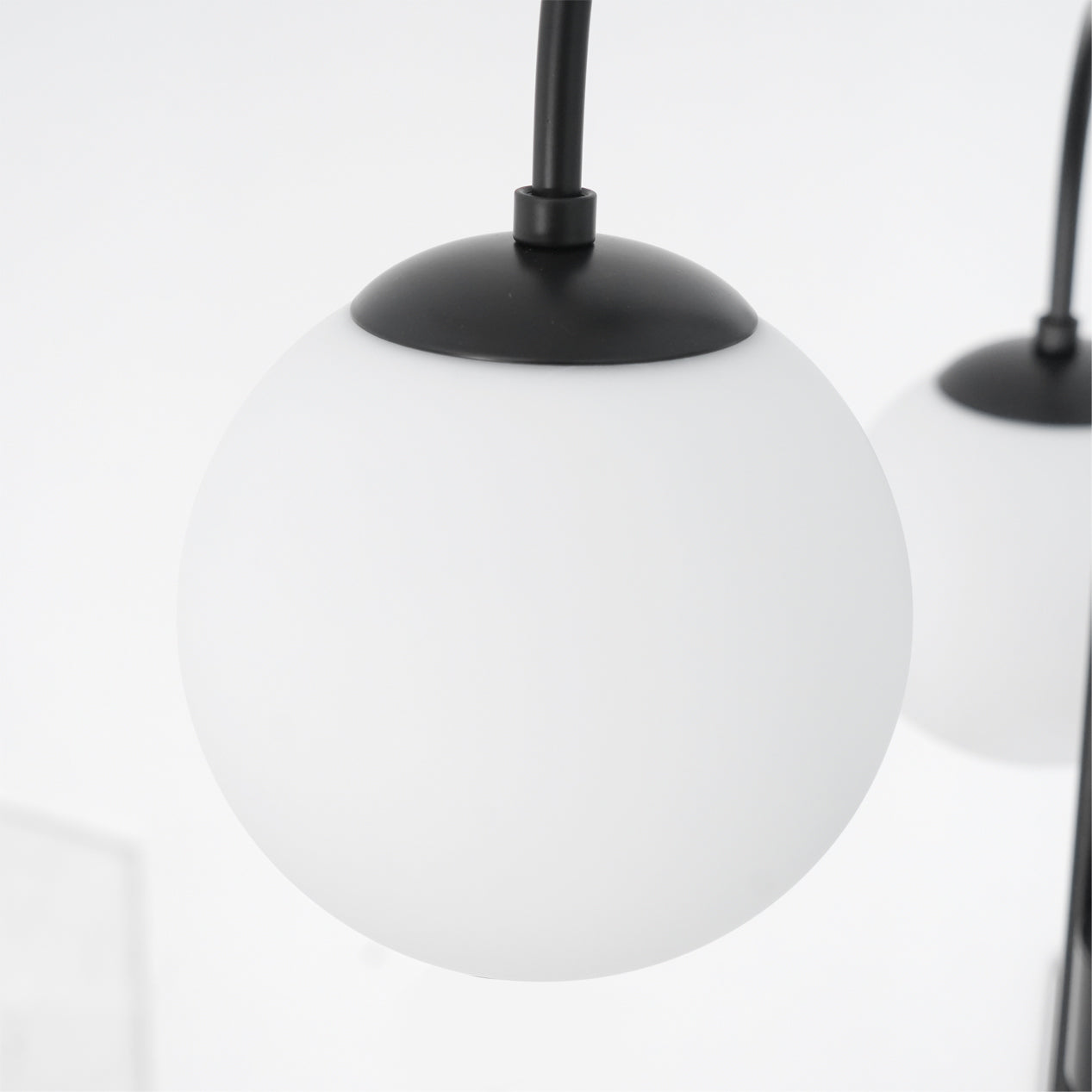 Elegant Gooseneck Chandelier with Adjustable Arms and LED Compatibilit