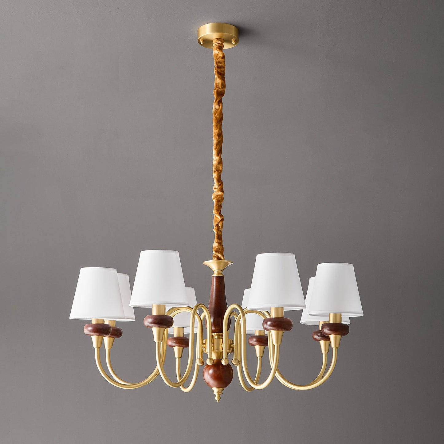 Elegant Crystal Grandiose Chandelier - Dimmable LED & Adjustable Heigh