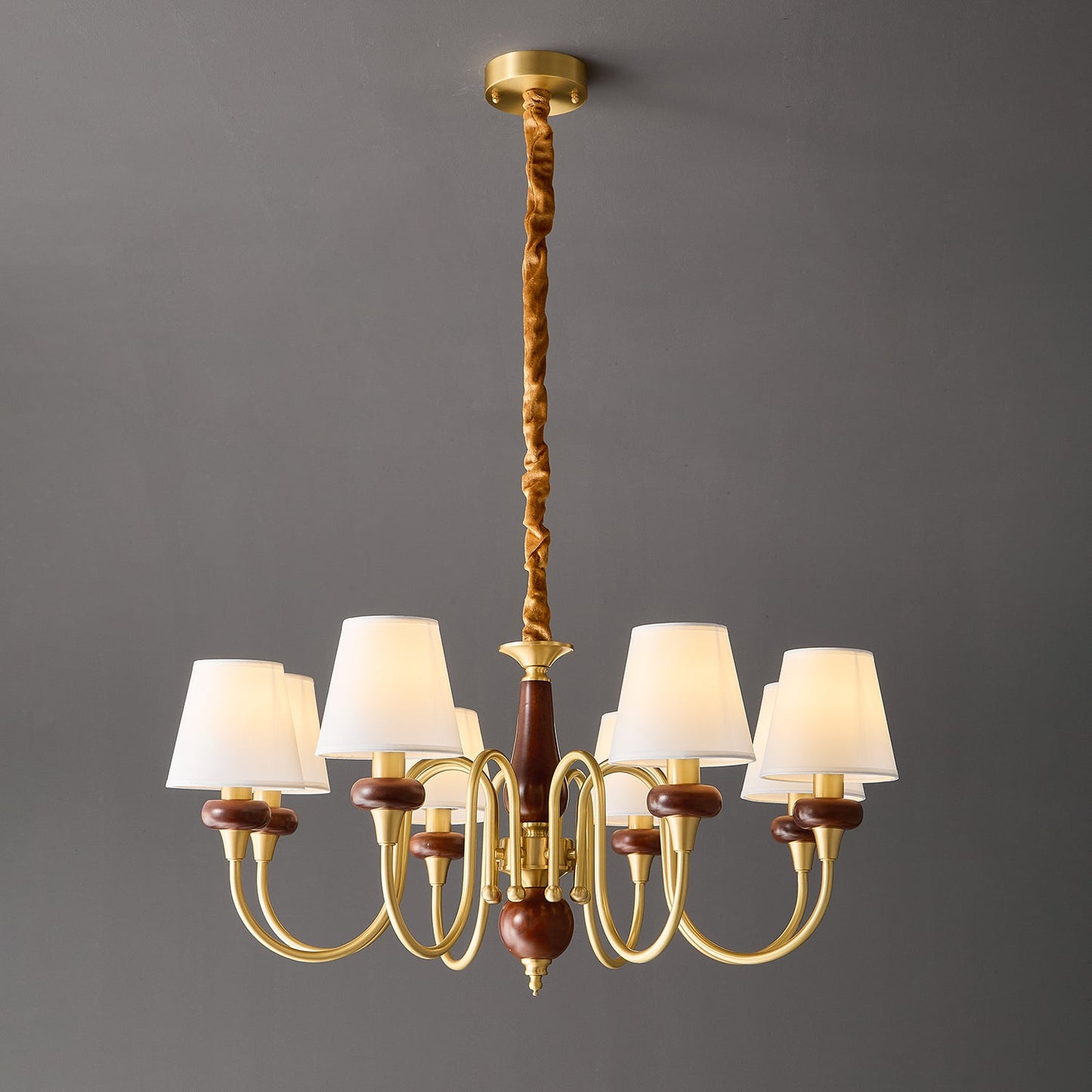 Elegant Crystal Grandiose Chandelier - Dimmable LED & Adjustable Heigh