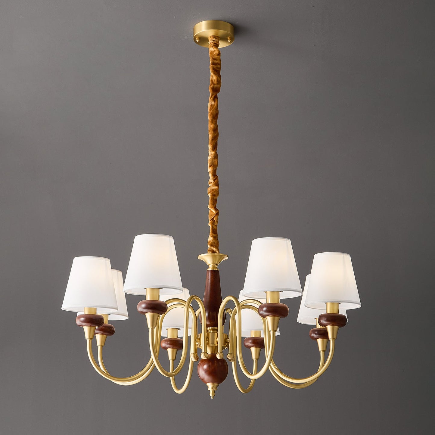 Elegant Crystal Grandiose Chandelier - Dimmable LED & Adjustable Heigh