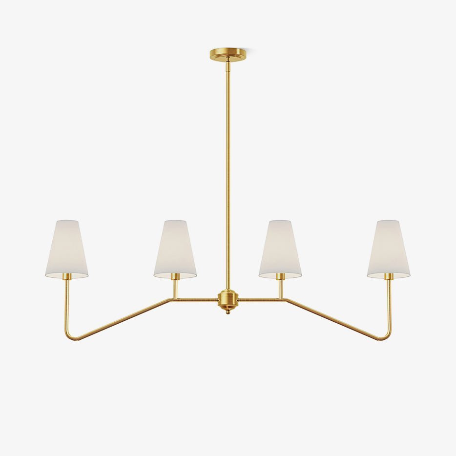 Granteau Modern Chandelier with Adjustable Height and Crystal Accents