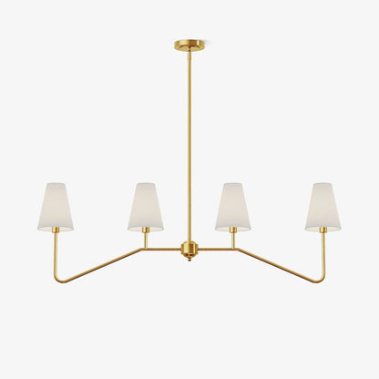Granteau Modern Chandelier with Adjustable Height and Crystal Accents