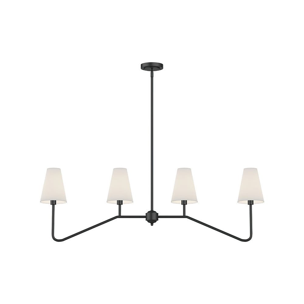 Granteau Modern Chandelier with Adjustable Height and Crystal Accents