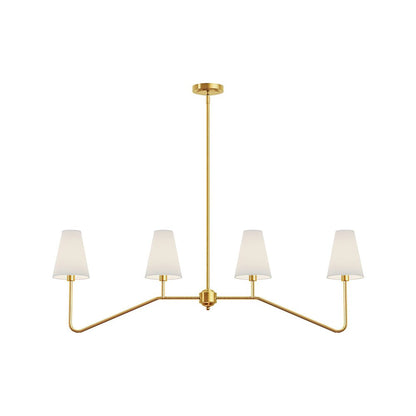 Granteau Modern Chandelier with Adjustable Height and Crystal Accents