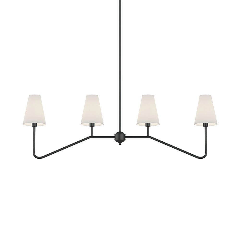 Granteau Modern Chandelier with Adjustable Height and Crystal Accents