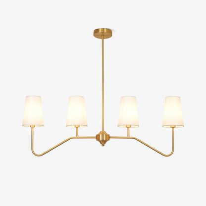Granteau Modern Chandelier with Adjustable Height and Crystal Accents