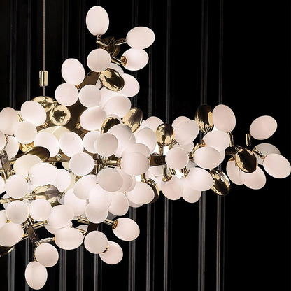Selene Droplet Chandelier - Elegant Crystal Design with Adjustable Hei