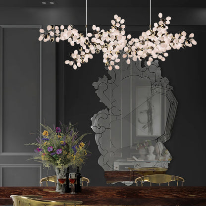 Selene Droplet Chandelier - Elegant Crystal Design with Adjustable Hei